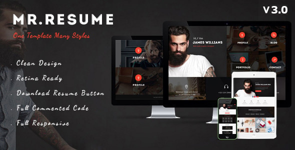 MORGAN - RESUME, VCARD, PERSONAL, PROFILE AND PORTFOLIO WP THEME-www-blackvol-com.jpg