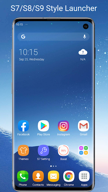 S7 S8 S9 Launcher for Galaxy S A J C, S9 theme apk.png
