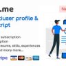 Profile.me - Saas Multiuser Profile & Resume Script