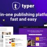 Typer - Amazing Blog and Multi Author Publishing Theme Nulled